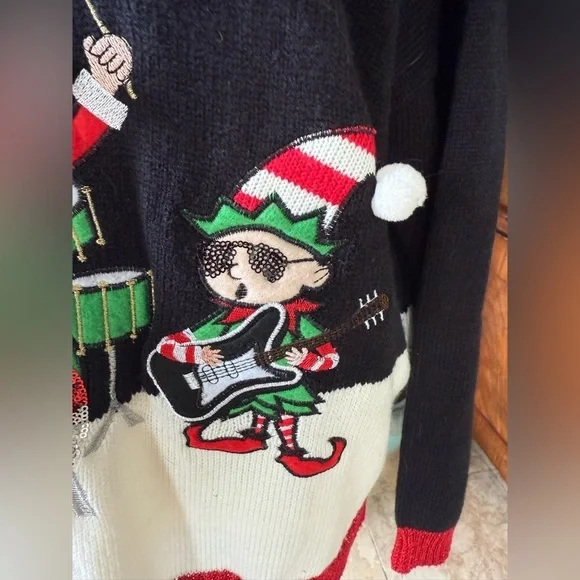 It’s Our Time ladies vintage Christmas sweater 2X very good condition - Picture 7 of 14